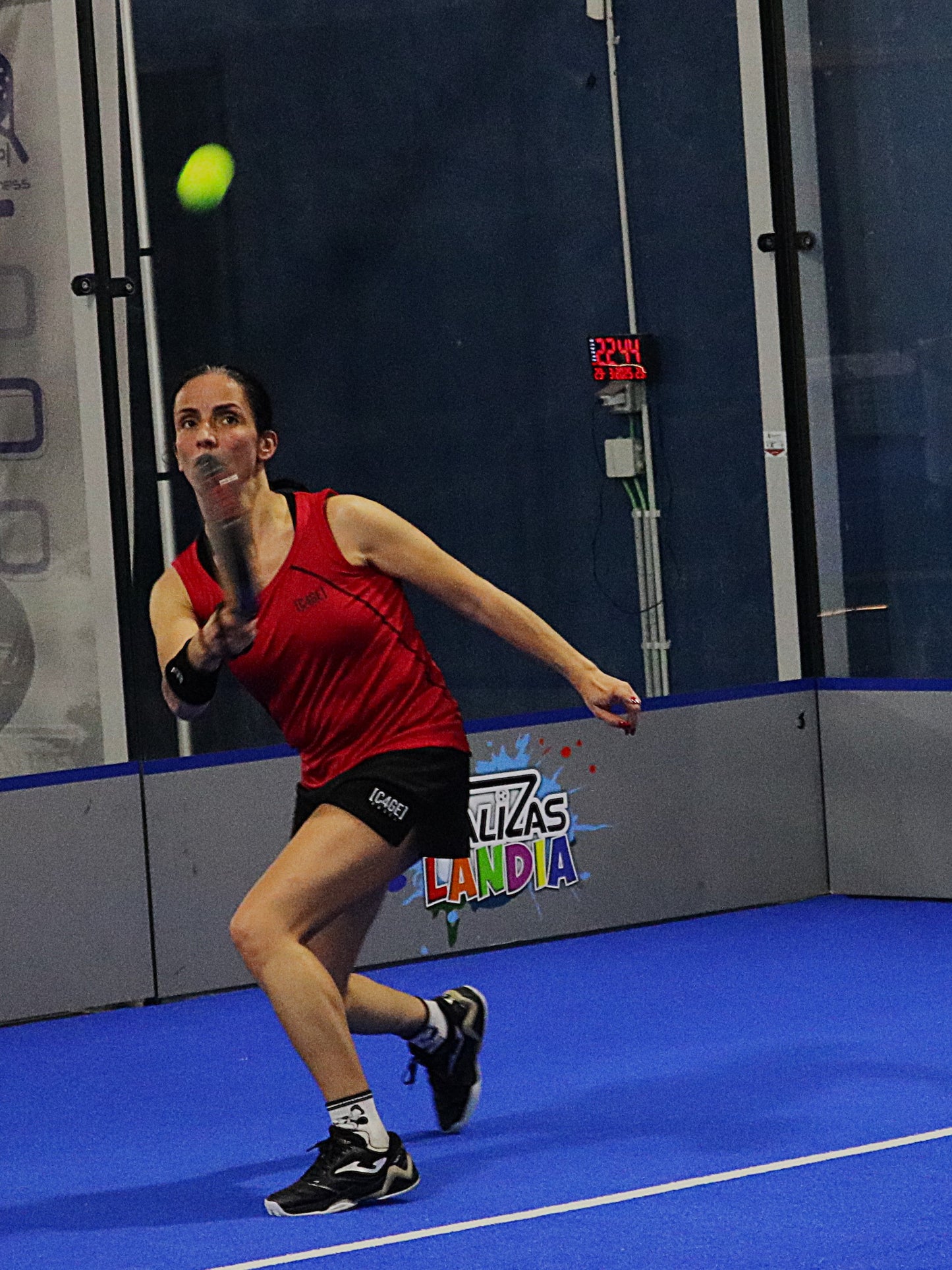 Skort - Black Padel Skirt With Shorts