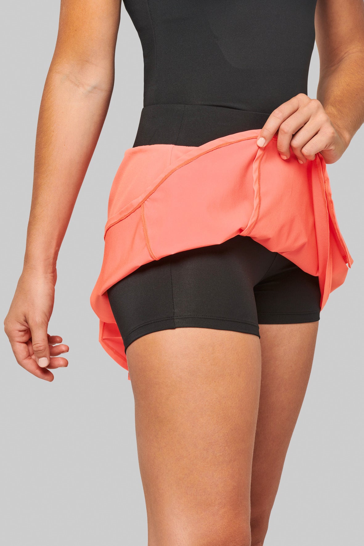 Skort - Coral Padel Skirt With Shorts