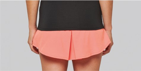 Skort - Coral Padel Skirt With Shorts