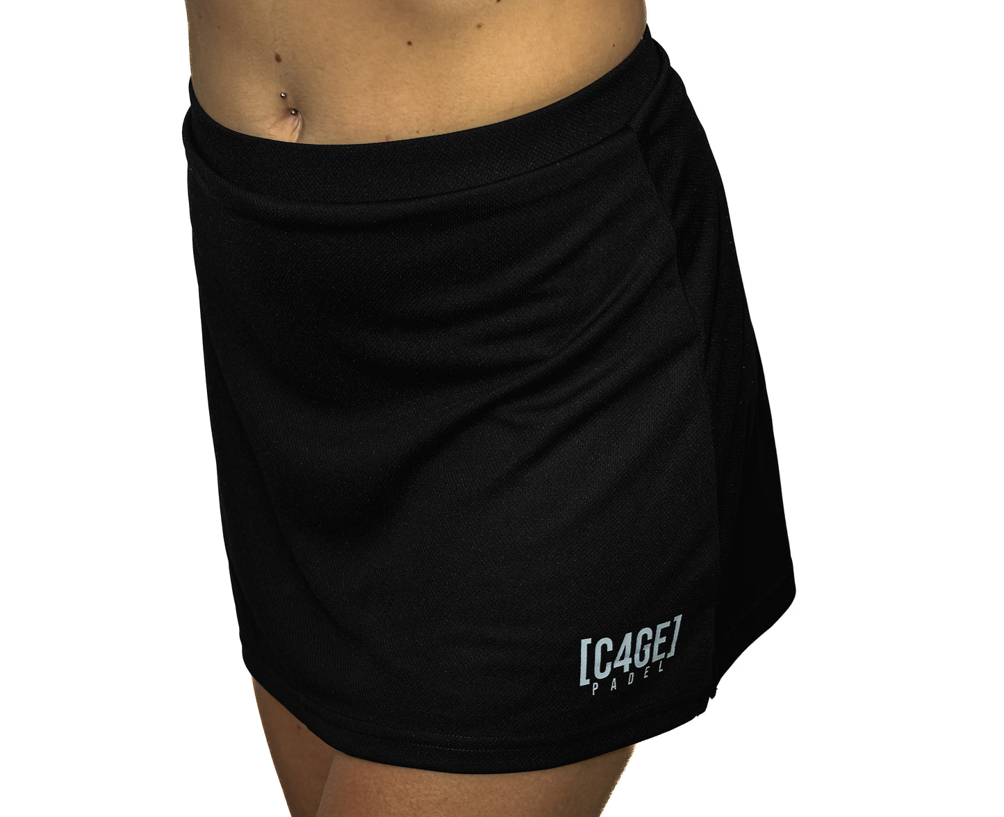 Skort - Black Padel Skirt With Shorts